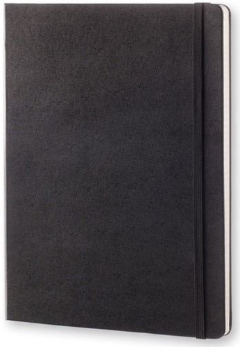 Carnet Moleskine XL 190x250mm carreau 5x5 couverture rigide noire-2