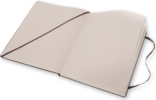 Carnet Moleskine XL 190x250mm carreau 5x5 couverture rigide noire-3
