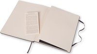 Carnet Moleskine XL 190x250mm carreau 5x5 couverture rigide noire-1