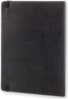 Carnet Moleskine XL 190x250mm carreau 5x5 couverture rigide noire-3
