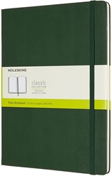 Carnet Moleskine XL 190x250mm uni couverture rigide vert myrte