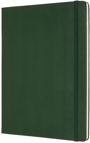 Carnet Moleskine XL 190x250mm uni couverture rigide vert myrte-2