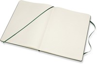 Carnet Moleskine XL 190x250mm uni couverture rigide vert myrte-3