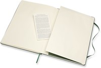 Carnet Moleskine XL 190x250mm uni couverture rigide vert myrte-1