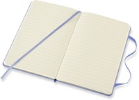 Carnet Moleskine Pocket 90x140mm ligné couverture rigide bleu hortensia-3