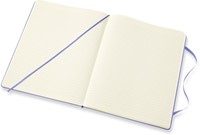 Carnet Moleskine XL 190x250mm ligné couverture rigide bleu hortensia-3