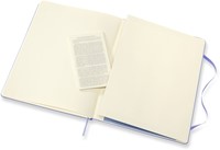 Carnet Moleskine XL 190x250mm ligné couverture rigide bleu hortensia-1