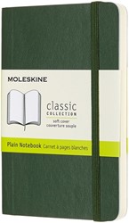 Carnet Moleskine Pocket 90x140mm uni couverture rigide vert myrte