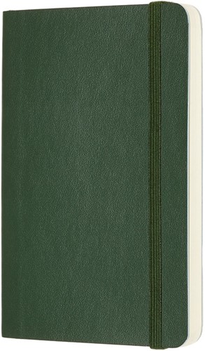 Carnet Moleskine Pocket 90x140mm uni couverture rigide vert myrte-2