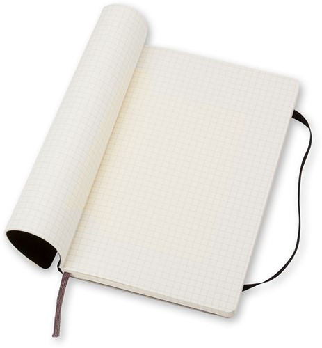 Carnet Moleskine large 130x210mm carreau 5x5mm couverture souple noir-3