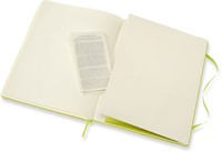 Carnet Moleskine XL 190x250mm ligné couverture rigide vert citron-1