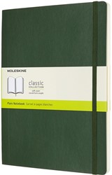 Carnet Moleskine XL 190x250mm uni couverture souple vert myrte