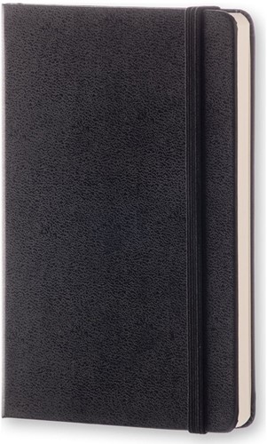 Carnet Moleskine Pocket 90x140mm pointillé couverture rigide noir-2