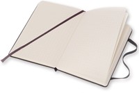 Carnet Moleskine Pocket 90x140mm pointillé couverture rigide noir-3