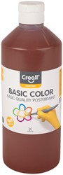 Gouache Creall Basic marron foncé 500ml