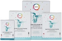 Bloc aquarelle Qrea 24x32cm 20 feuilles 200g spirale-2
