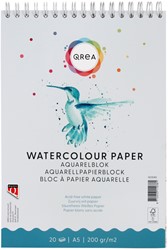 Bloc aquarelle Qrea A5 20 feuilles 200g spirale