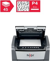 Papiervernietiger Rexel Optimum Auto+ 45X snippers 4x28mm-17
