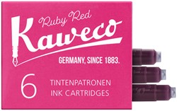 Cartouche d'encre Kaweco rouge boîte 6 pièces