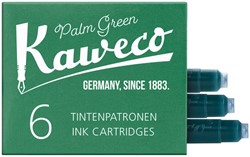 Cartouche d'encre Kaweco vert boîte 6 pièces