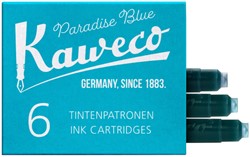 Cartouche d'encre Kaweco turquoise boîte 6 pièces