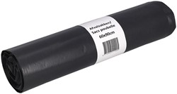 Garbage bag Cleaninq 60x90cm LDPE recycled T50 70L gray roll of 25 pieces