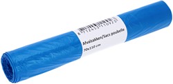 Garbage bag Cleaninq 70x110cm HDPE T25 120L blue roll of 20 pieces
