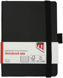 Carnet de notes Quantore A6 flex ligné 192 pages 80g noir