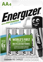 Pile rechargeable Energizer 4x AA 2300mAh