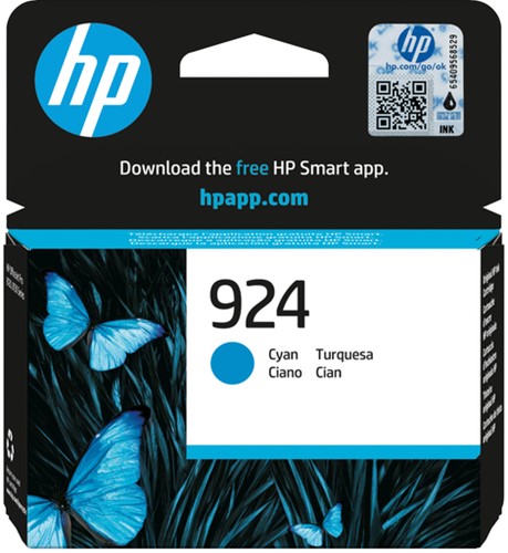 Inktcartridge HP 4K0U3NE 924 blauw
