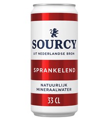 Water Sourcy red can 330ml