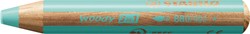 Crayon de couleur STABILO 880 woody 3-en-1 multi-surfaces pastel bleu
