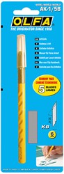 Cutter pour l'art créatif Olfa AK-1 blister 1 pièce