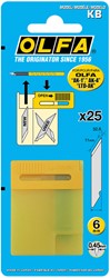 Reservemes Olfa KB blister à 25 stuks