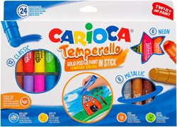 Feutre peinture Carioca Temperello set 24 couleurs