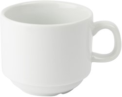 Teacup Olympia Whiteware 200 ml box 12 pieces white