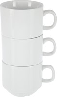 Teacup Olympia Whiteware 200 ml box 12 pieces white-2