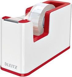 Dévidoir ruban adhésif Leitz WOW blanc/rouge