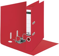 Classeur à levier Leitz 180° Recycle A4 55mm carton rouge