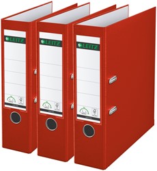 Classeur à levier Leitz 180° 1010 A4 80mm rouge 3 pièces
