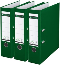 Classeur à levier Leitz 180° 1010 A4 80mm vert 3 pièces