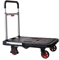 Transport cart Pavo platform trolley collapsible 137kg black
