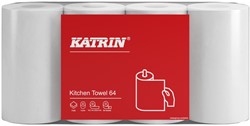 Kitchen roll Katrin 2-ply 64 sheets white 87075