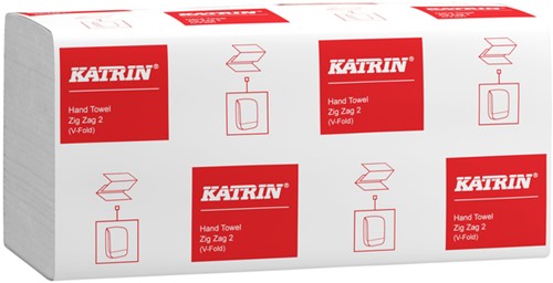 Towel Katrin z-fold 2-layer 244x230mm 20x200 sheets white 35588