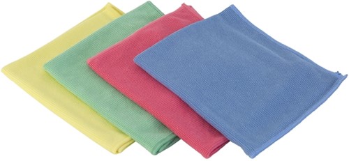 Chiffon microfibre Cleaninq Prof 40x40cm bleu 10 pièces-2