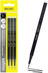 Recharge stylo gel Online MagiXX Medium noir blister 3 pièces