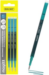 Recharge stylo gel Online MagiXX Medium turquoise blister 3 pièces