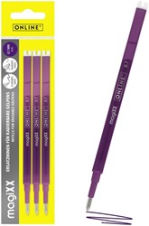 Recharge stylo gel Online MagiXX Medium violet blister 3 pièces