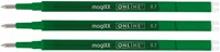 Recharge stylo gel Online MagiXX Medium vert blister 3 pièces-2