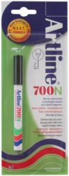 Marqueur Artline 700 ogive 0,7mm noir blister 1 pièce